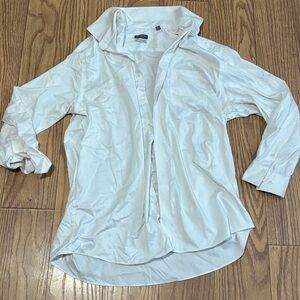 Van Heusen Women's Elegant White Button-Down Shirt